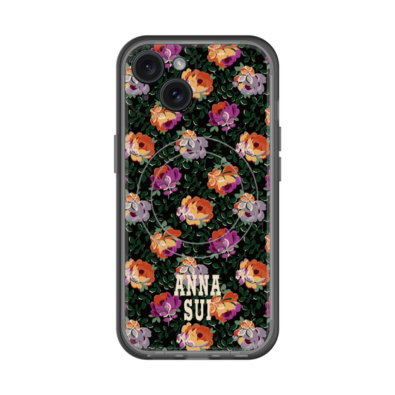 スリムプロテクションプレミアムケース with MagSafe［ ANNA SUI - オンブルローズ ］