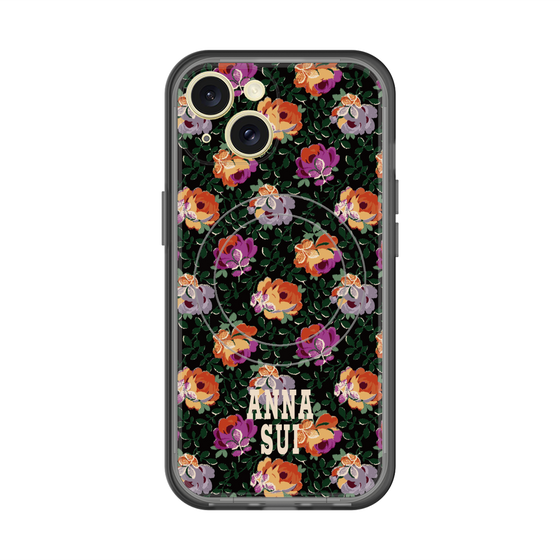 スリムプロテクションプレミアムケース with MagSafe［ ANNA SUI - オンブルローズ ］