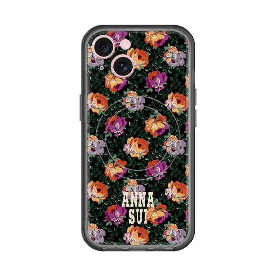 スリムプロテクションプレミアムケース with MagSafe［ ANNA SUI - オンブルローズ ］