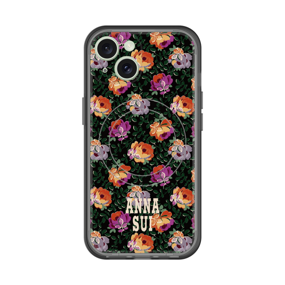 スリムプロテクションプレミアムケース with MagSafe［ ANNA SUI - オンブルローズ ］