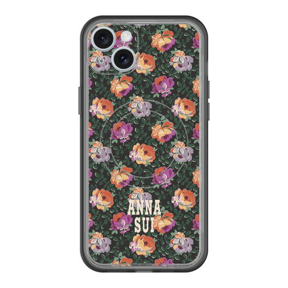 スリムプロテクションプレミアムケース with MagSafe［ ANNA SUI - オンブルローズ ］