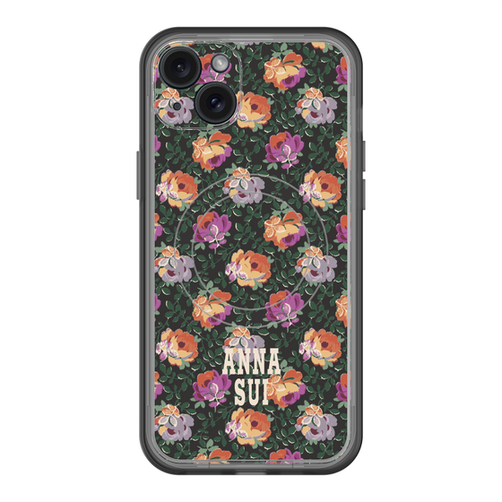 スリムプロテクションプレミアムケース with MagSafe［ ANNA SUI - オンブルローズ ］