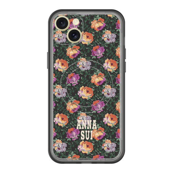 スリムプロテクションプレミアムケース with MagSafe［ ANNA SUI - オンブルローズ ］