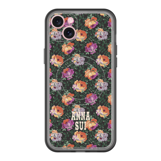 スリムプロテクションプレミアムケース with MagSafe［ ANNA SUI - オンブルローズ ］