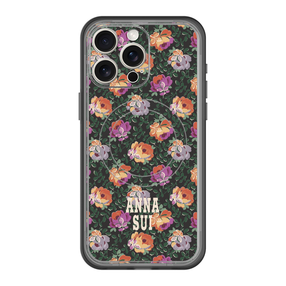 スリムプロテクションプレミアムケース with MagSafe［ ANNA SUI - オンブルローズ ］