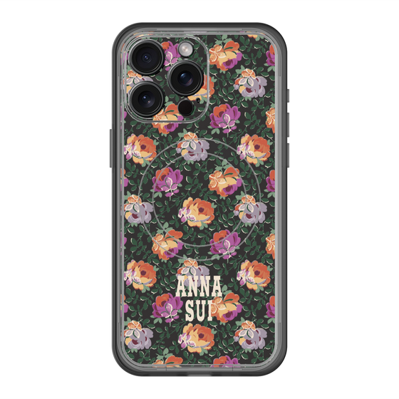 スリムプロテクションプレミアムケース with MagSafe［ ANNA SUI - オンブルローズ ］