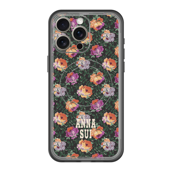 スリムプロテクションプレミアムケース with MagSafe［ ANNA SUI - オンブルローズ ］