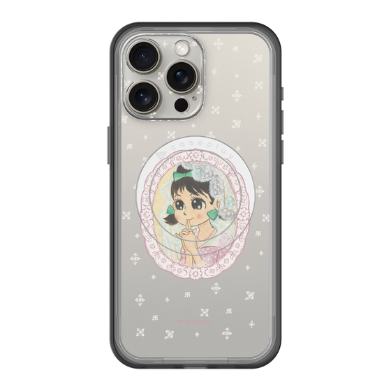 スリムプロテクションプレミアムケース with MagSafe［ ひみつのアッコちゃん - テクマクマヤコン - クリア ］