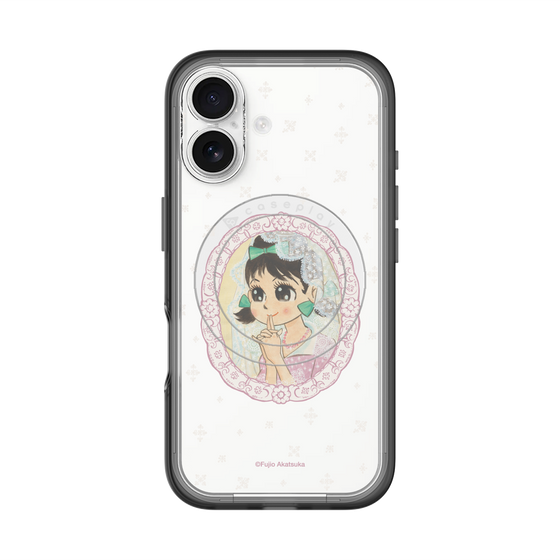 スリムプロテクションプレミアムケース with MagSafe［ ひみつのアッコちゃん - テクマクマヤコン - クリア ］