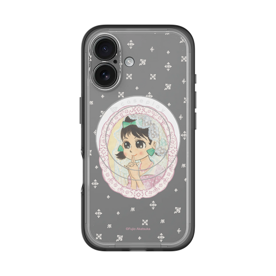 スリムプロテクションプレミアムケース with MagSafe［ ひみつのアッコちゃん - テクマクマヤコン - クリア ］
