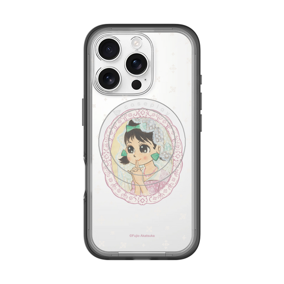 スリムプロテクションプレミアムケース with MagSafe［ ひみつのアッコちゃん - テクマクマヤコン - クリア ］