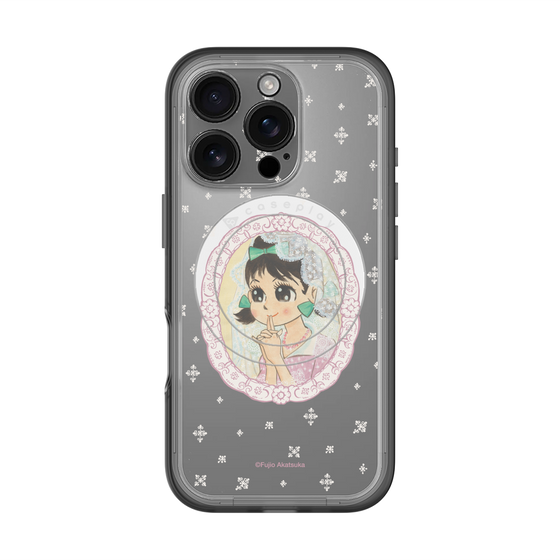 スリムプロテクションプレミアムケース with MagSafe［ ひみつのアッコちゃん - テクマクマヤコン - クリア ］