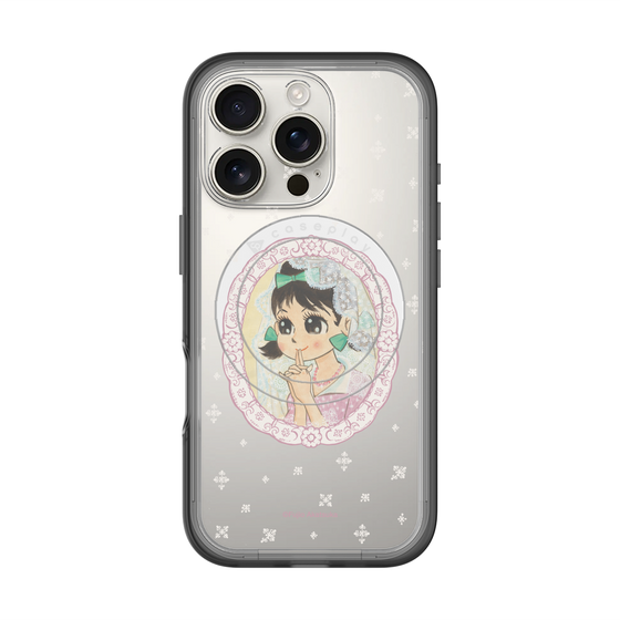 スリムプロテクションプレミアムケース with MagSafe［ ひみつのアッコちゃん - テクマクマヤコン - クリア ］