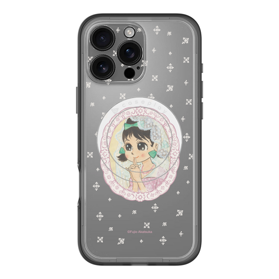 スリムプロテクションプレミアムケース with MagSafe［ ひみつのアッコちゃん - テクマクマヤコン - クリア ］