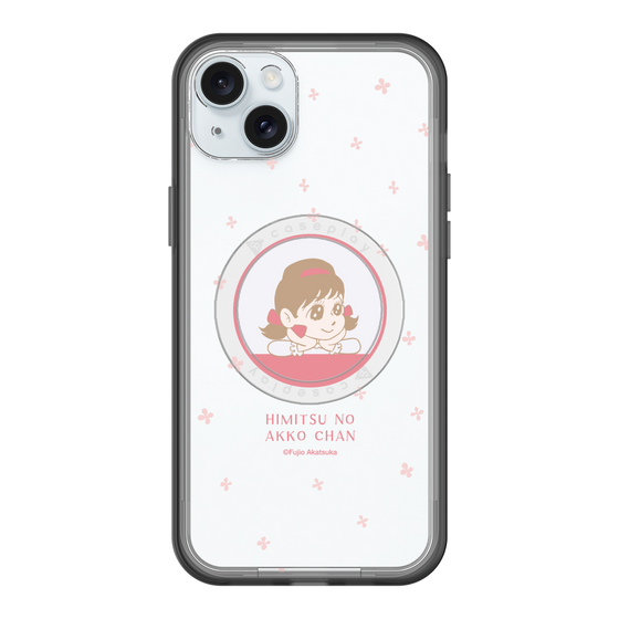 スリムプロテクションプレミアムケース with MagSafe［ ひみつのアッコちゃん - アッコちゃん - クリア ］