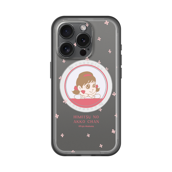 スリムプロテクションプレミアムケース with MagSafe［ ひみつのアッコちゃん - アッコちゃん - クリア ］