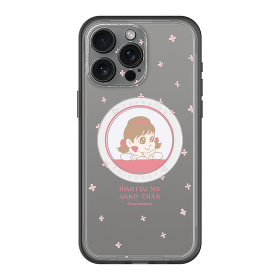 スリムプロテクションプレミアムケース with MagSafe［ ひみつのアッコちゃん - アッコちゃん - クリア ］