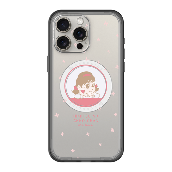 スリムプロテクションプレミアムケース with MagSafe［ ひみつのアッコちゃん - アッコちゃん - クリア ］