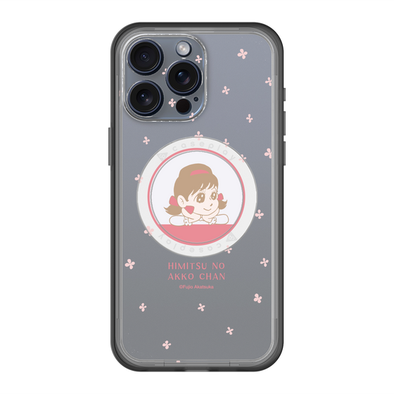 スリムプロテクションプレミアムケース with MagSafe［ ひみつのアッコちゃん - アッコちゃん - クリア ］
