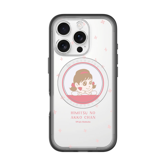 スリムプロテクションプレミアムケース with MagSafe［ ひみつのアッコちゃん - アッコちゃん - クリア ］