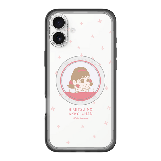 スリムプロテクションプレミアムケース with MagSafe［ ひみつのアッコちゃん - アッコちゃん - クリア ］