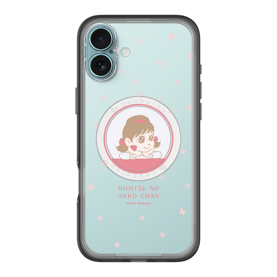 スリムプロテクションプレミアムケース with MagSafe［ ひみつのアッコちゃん - アッコちゃん - クリア ］