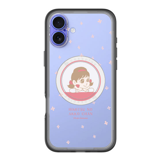 スリムプロテクションプレミアムケース with MagSafe［ ひみつのアッコちゃん - アッコちゃん - クリア ］