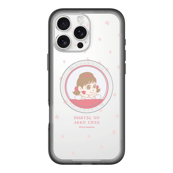 スリムプロテクションプレミアムケース with MagSafe［ ひみつのアッコちゃん - アッコちゃん - クリア ］