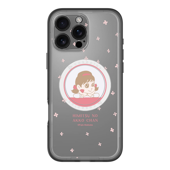 スリムプロテクションプレミアムケース with MagSafe［ ひみつのアッコちゃん - アッコちゃん - クリア ］