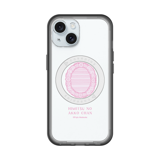 スリムプロテクションプレミアムケース with MagSafe［ ひみつのアッコちゃん - 魔法の鏡 - クリア ］