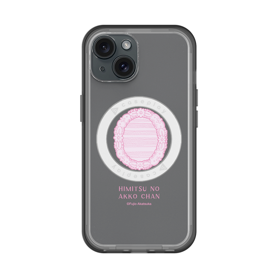 スリムプロテクションプレミアムケース with MagSafe［ ひみつのアッコちゃん - 魔法の鏡 - クリア ］