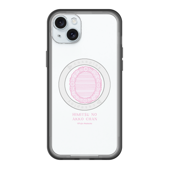 スリムプロテクションプレミアムケース with MagSafe［ ひみつのアッコちゃん - 魔法の鏡 - クリア ］