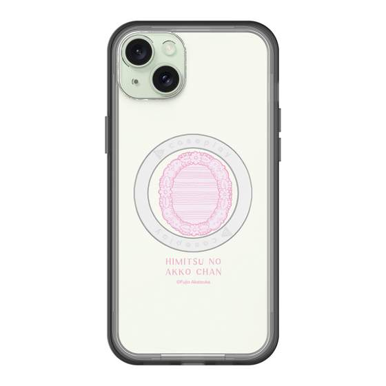スリムプロテクションプレミアムケース with MagSafe［ ひみつのアッコちゃん - 魔法の鏡 - クリア ］