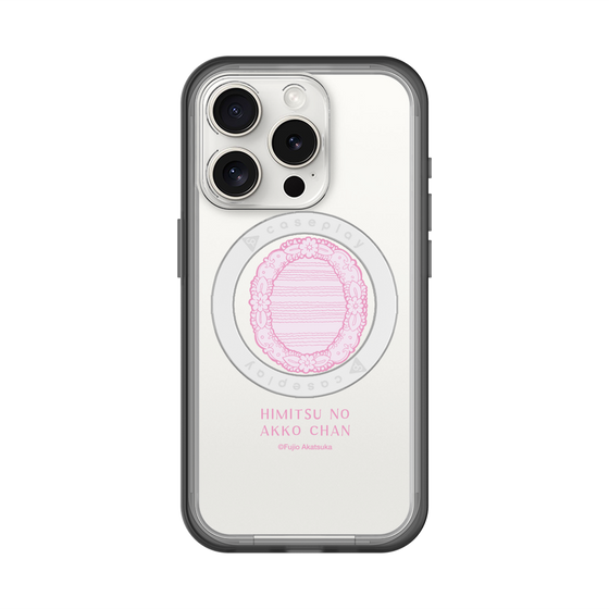 スリムプロテクションプレミアムケース with MagSafe［ ひみつのアッコちゃん - 魔法の鏡 - クリア ］
