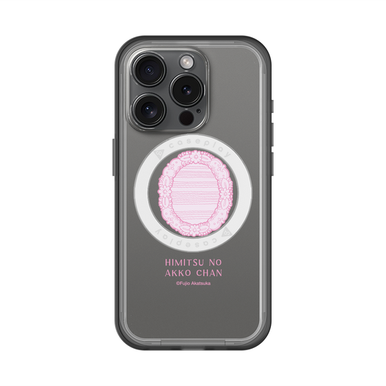 スリムプロテクションプレミアムケース with MagSafe［ ひみつのアッコちゃん - 魔法の鏡 - クリア ］
