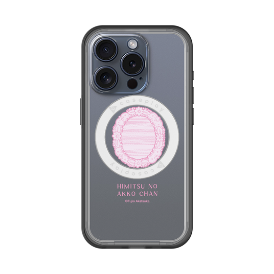 スリムプロテクションプレミアムケース with MagSafe［ ひみつのアッコちゃん - 魔法の鏡 - クリア ］