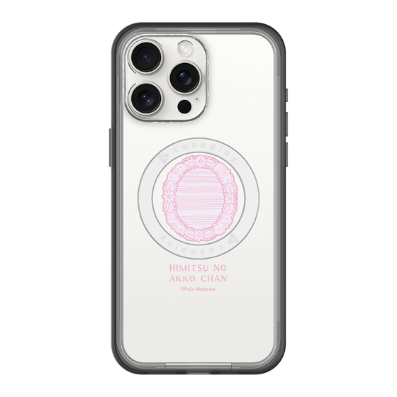 スリムプロテクションプレミアムケース with MagSafe［ ひみつのアッコちゃん - 魔法の鏡 - クリア ］