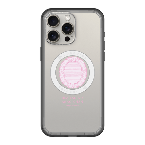 スリムプロテクションプレミアムケース with MagSafe［ ひみつのアッコちゃん - 魔法の鏡 - クリア ］