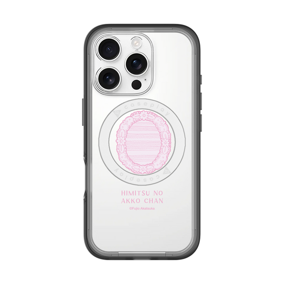 スリムプロテクションプレミアムケース with MagSafe［ ひみつのアッコちゃん - 魔法の鏡 - クリア ］