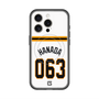 スリムプロテクションプレミアムケース with MagSafe［ 読売ジャイアンツ - #063 HANADA - ホーム ］