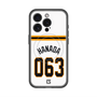 スリムプロテクションプレミアムケース with MagSafe［ 読売ジャイアンツ - #063 HANADA - ホーム ］