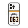 スリムプロテクションプレミアムケース with MagSafe［ 読売ジャイアンツ - #063 HANADA - ホーム ］