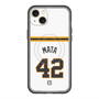 スリムプロテクションプレミアムケース with MagSafe［ 読売ジャイアンツ - #42 MATA - ホーム ］