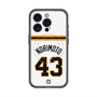 スリムプロテクションプレミアムケース with MagSafe［ 読売ジャイアンツ - #43 NORIMOTO - ホーム ］