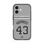 スリムプロテクションプレミアムケース with MagSafe［ 読売ジャイアンツ - #43 NORIMOTO - ビジター ］