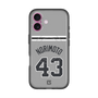 スリムプロテクションプレミアムケース with MagSafe［ 読売ジャイアンツ - #43 NORIMOTO - ビジター ］
