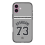 スリムプロテクションプレミアムケース with MagSafe［ 読売ジャイアンツ - #73 HASHIGAMI - ビジター ］