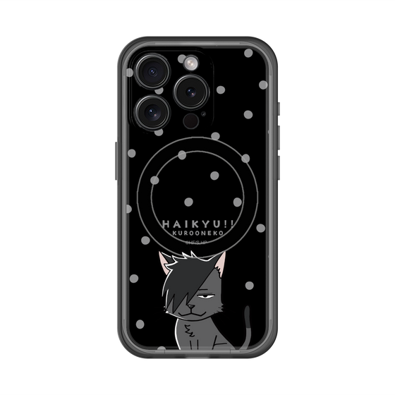 スリムプロテクションプレミアムケース with MagSafe［ ハイキュー!! - クロオネコ ］