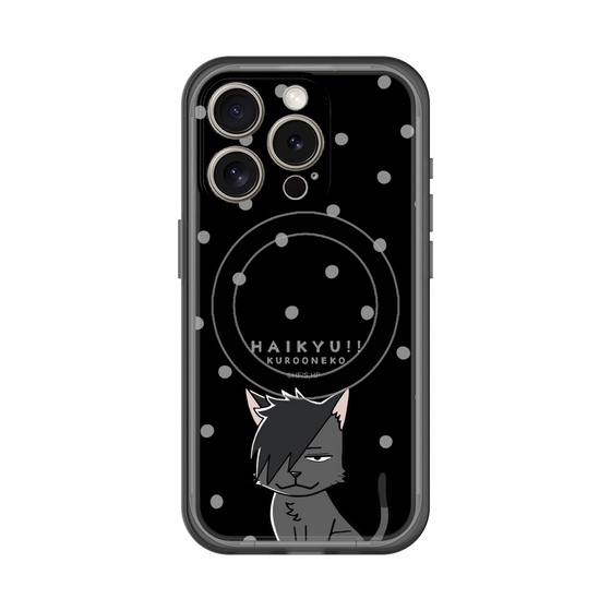 スリムプロテクションプレミアムケース with MagSafe［ ハイキュー!! - クロオネコ ］