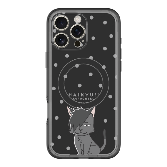 スリムプロテクションプレミアムケース with MagSafe［ ハイキュー!! - クロオネコ ］
